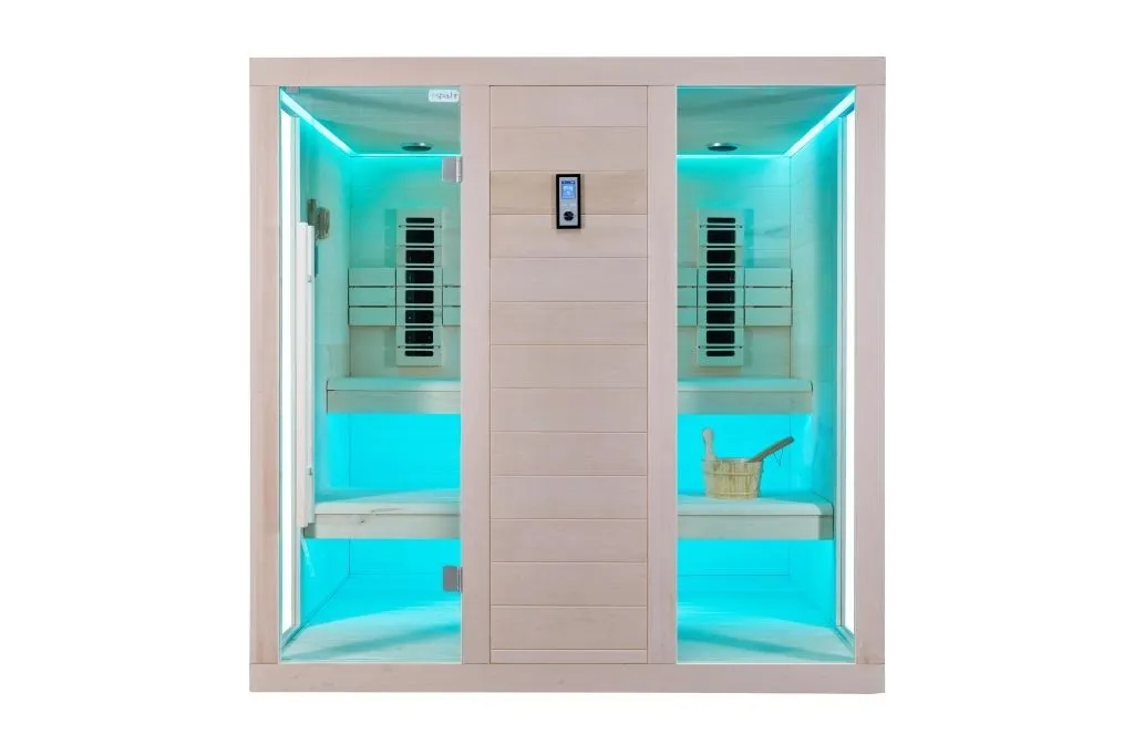 kombinirana sauna – 210 x 180 x 210 cm – elite – aspen - slika 22