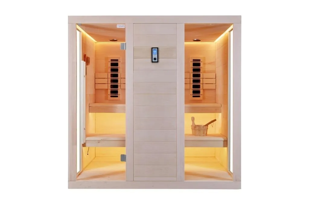 kombinirana sauna – 210 x 180 x 210 cm – elite – aspen - slika 13