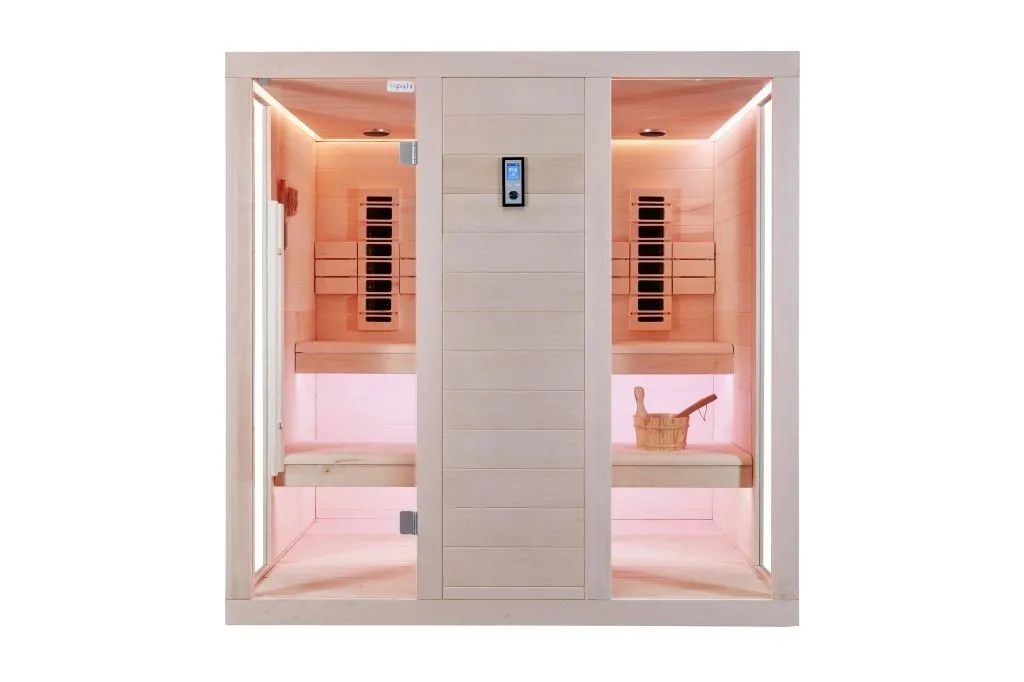 kombinirana sauna – 210 x 180 x 210 cm – elite – aspen - slika 23