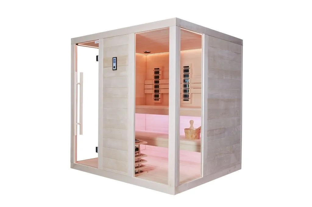 kombinirana sauna – 210 x 180 x 210 cm – elite – aspen - slika 15