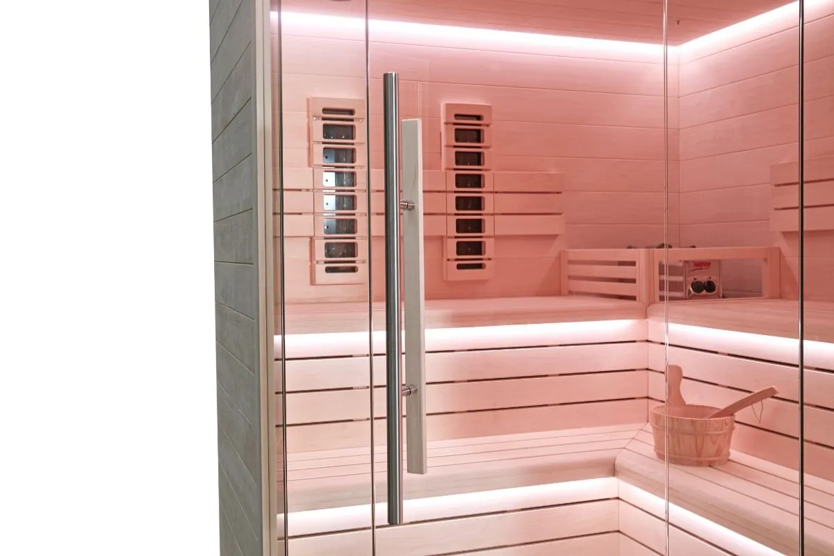 kombinirana sauna – 214 x 214 x 210 cm – elite – aspen - slika 24