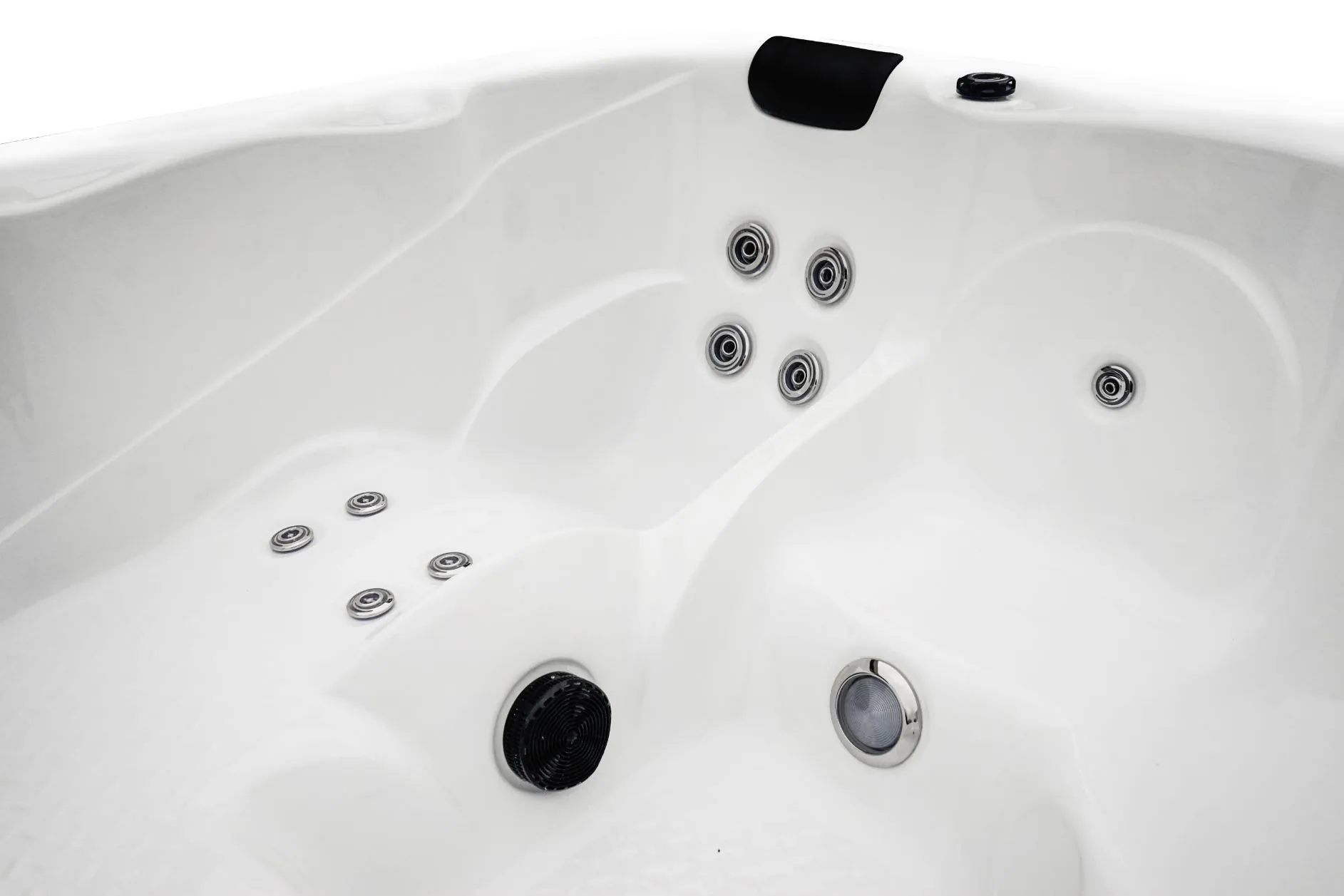 masažni bazen spa spin – 200 x 200 x 82 cm – za 5 osoba – budget serij - slika 3