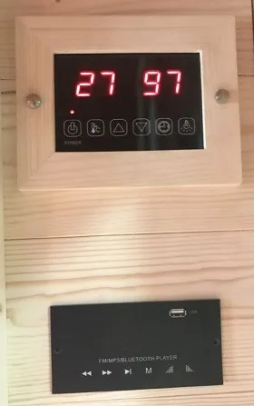 vanjska kombinirana sauna – infra + finska – 200 x 175 x 197 cm - slika 3