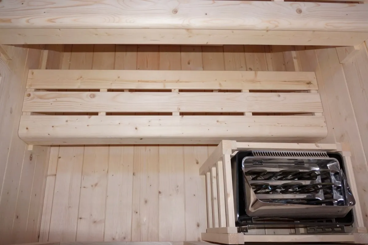 vanjska kombinirana sauna – infra + finska – 170 x 170 x 210 cm - slika 12