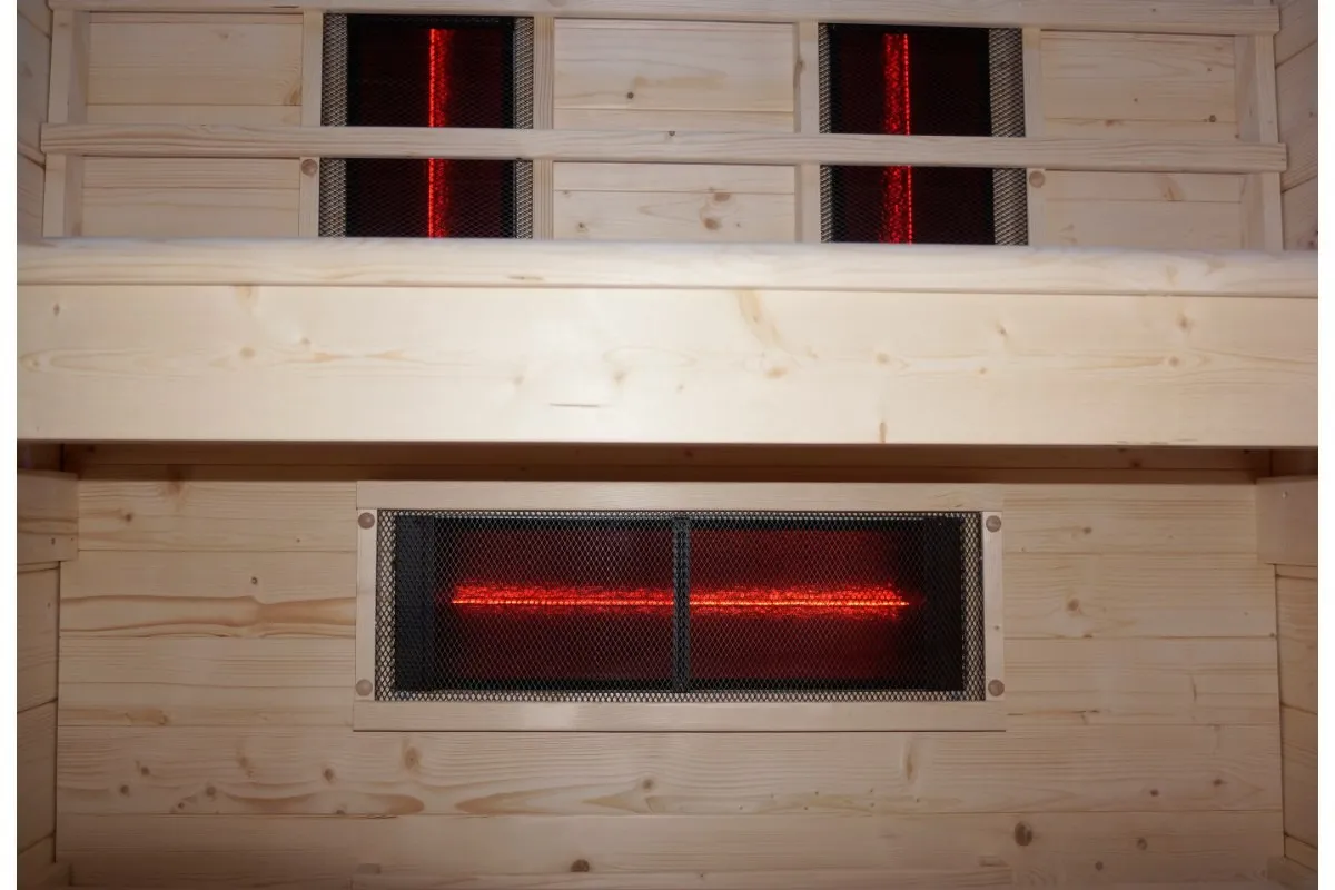 vanjska kombinirana sauna – infra + finska – 170 x 170 x 210 cm - slika 14
