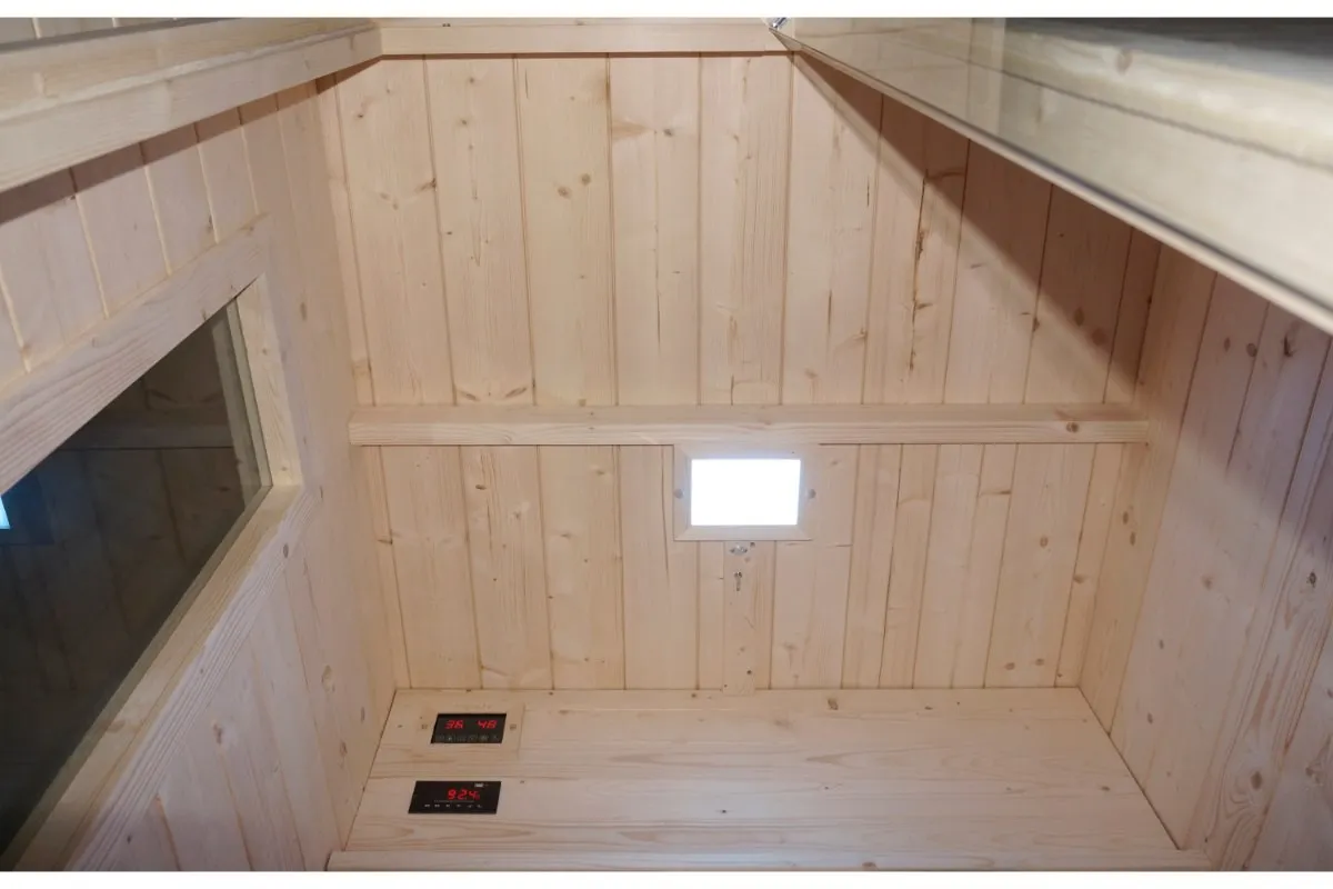 vanjska kombinirana sauna – infra + finska – 170 x 170 x 210 cm - slika 17