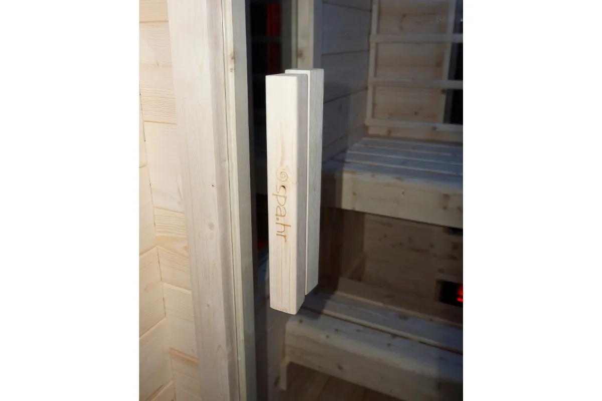 vanjska kombinirana sauna – infra + finska – 170 x 170 x 210 cm - slika 5