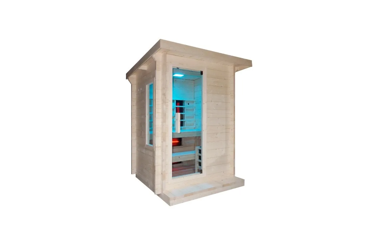 Vanjska kombinirana sauna – infra + finska – 170 x 170 x 210 cm - Zagreb