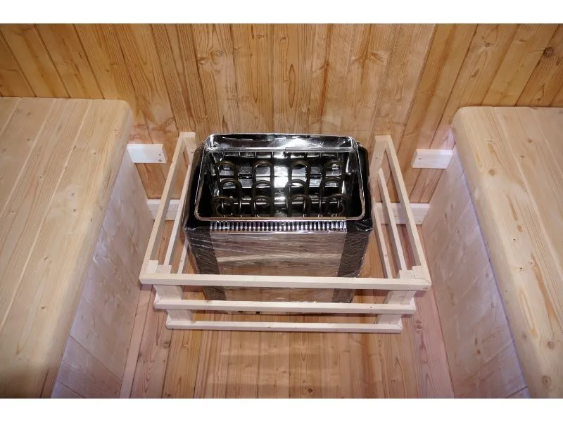 vanjska kombinirana sauna – infra + finska – 200 x 175 x 197 cm - slika 6