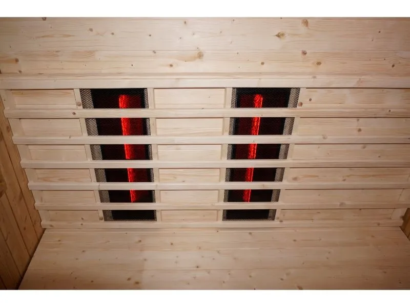 vanjska kombinirana sauna – infra + finska – 200 x 175 x 197 cm - slika 2
