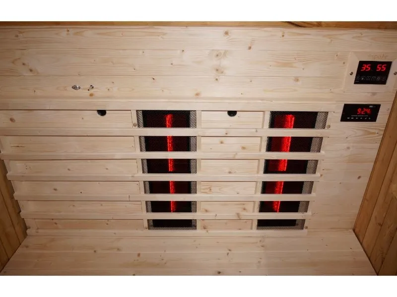 vanjska kombinirana sauna – infra + finska – 200 x 175 x 197 cm - slika 7