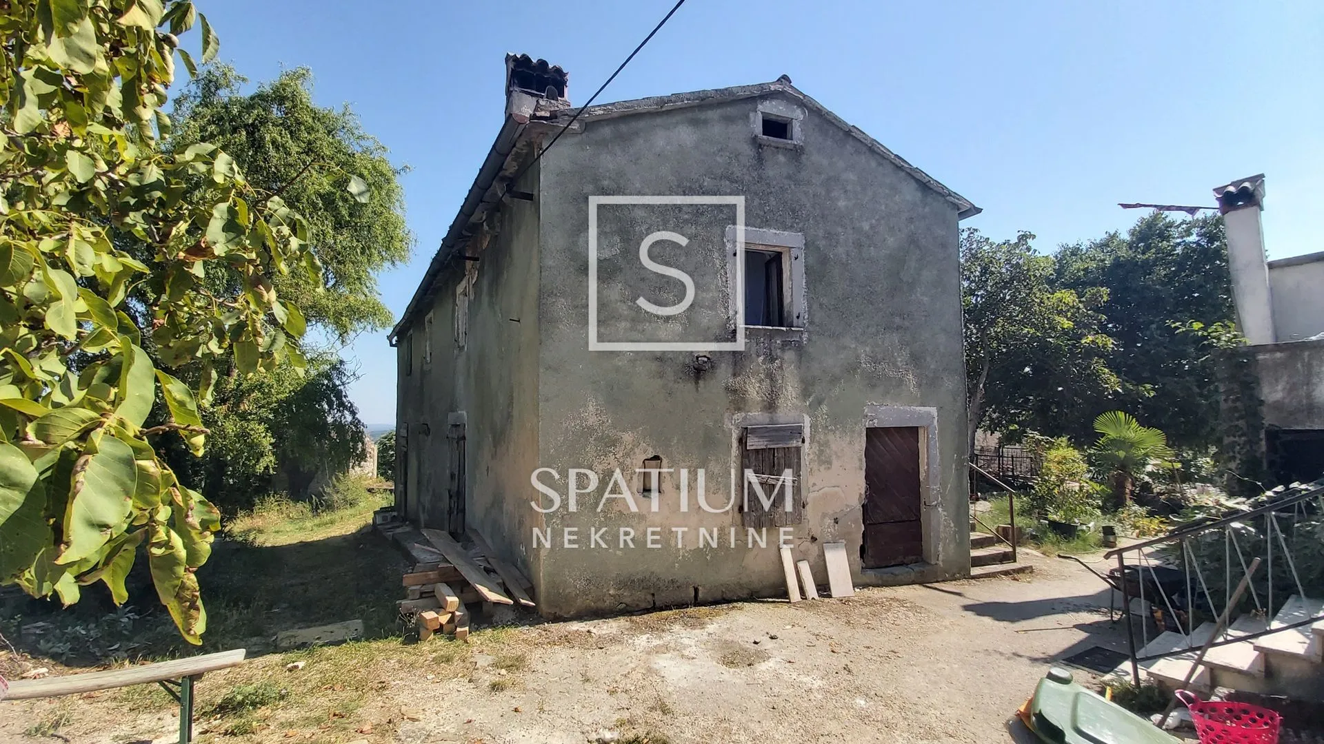 gračišće, kamena kuća za obnovu s panoramskim pogledom - slika 4