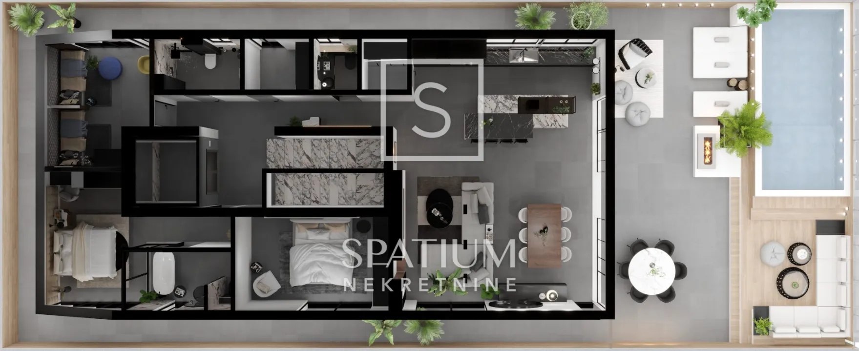 volosko, ekskluzivni penthouse u novogradnji s panoramskim pogledom - slika 45