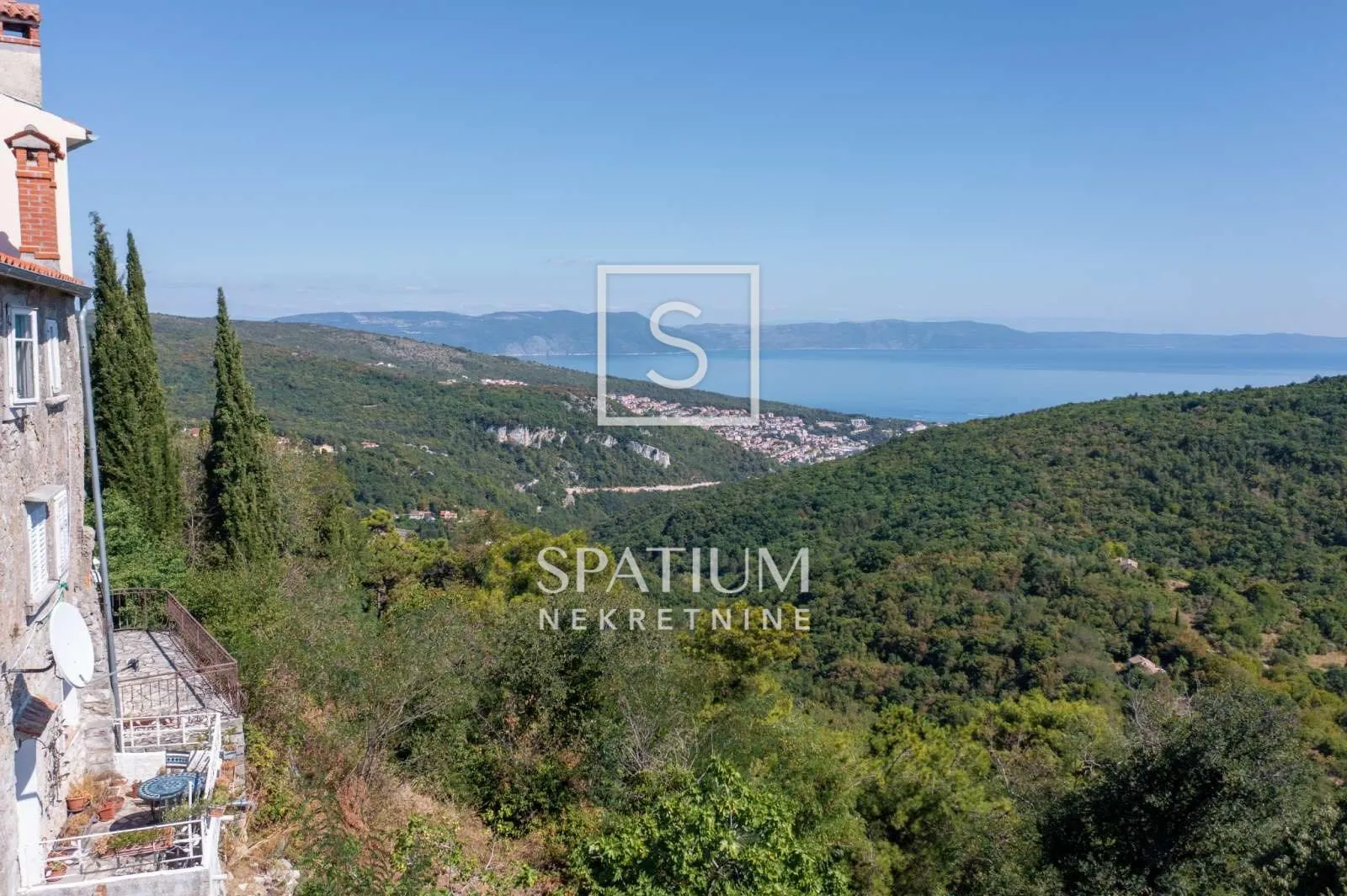 Labin, Kuća S Panoramskim Pogledom Na More, Građevinska Dozvola I Projekt Za Hotel