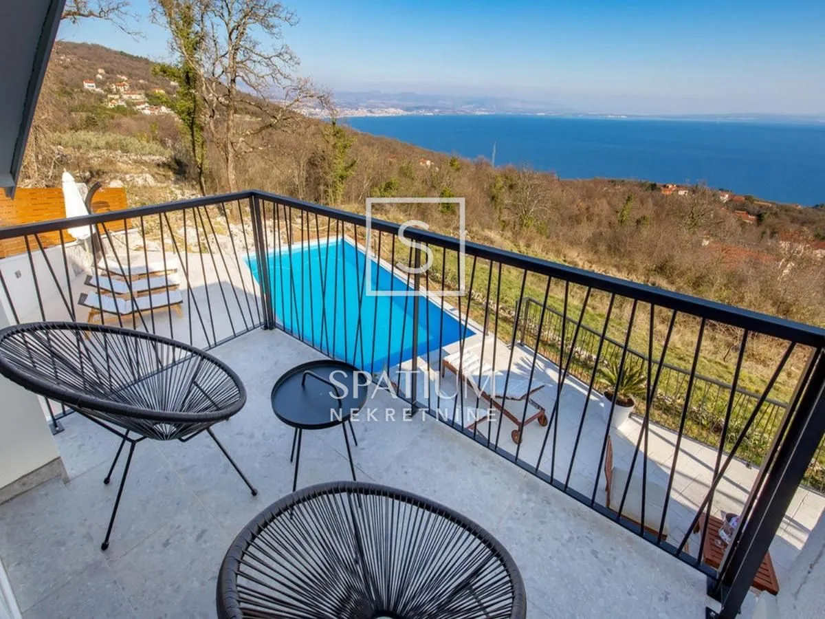 opatija, poljane, vila s bazenom i prekrasnim pogledom na more - slika 19