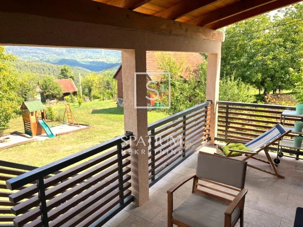 vrbovsko, adaptirana kuća za odmor s okućnicom 7500 m2 - slika 20