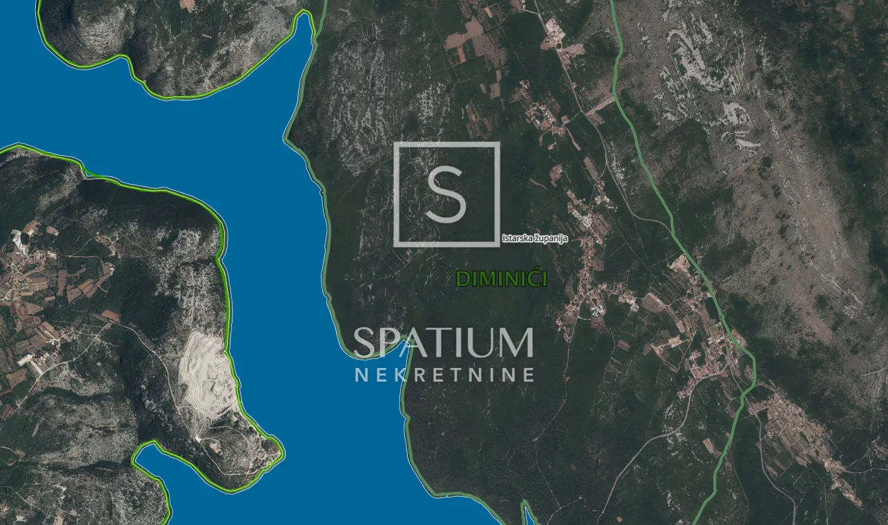 diminići, labin, građevinsko zemljište s pogledom - slika 2
