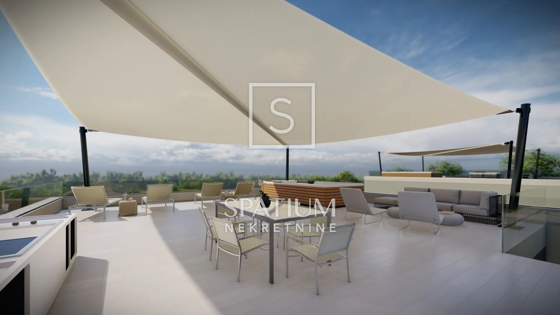 opatija, ika, penthouse u novogradnji s krovnom terasom i pogledom - slika 5