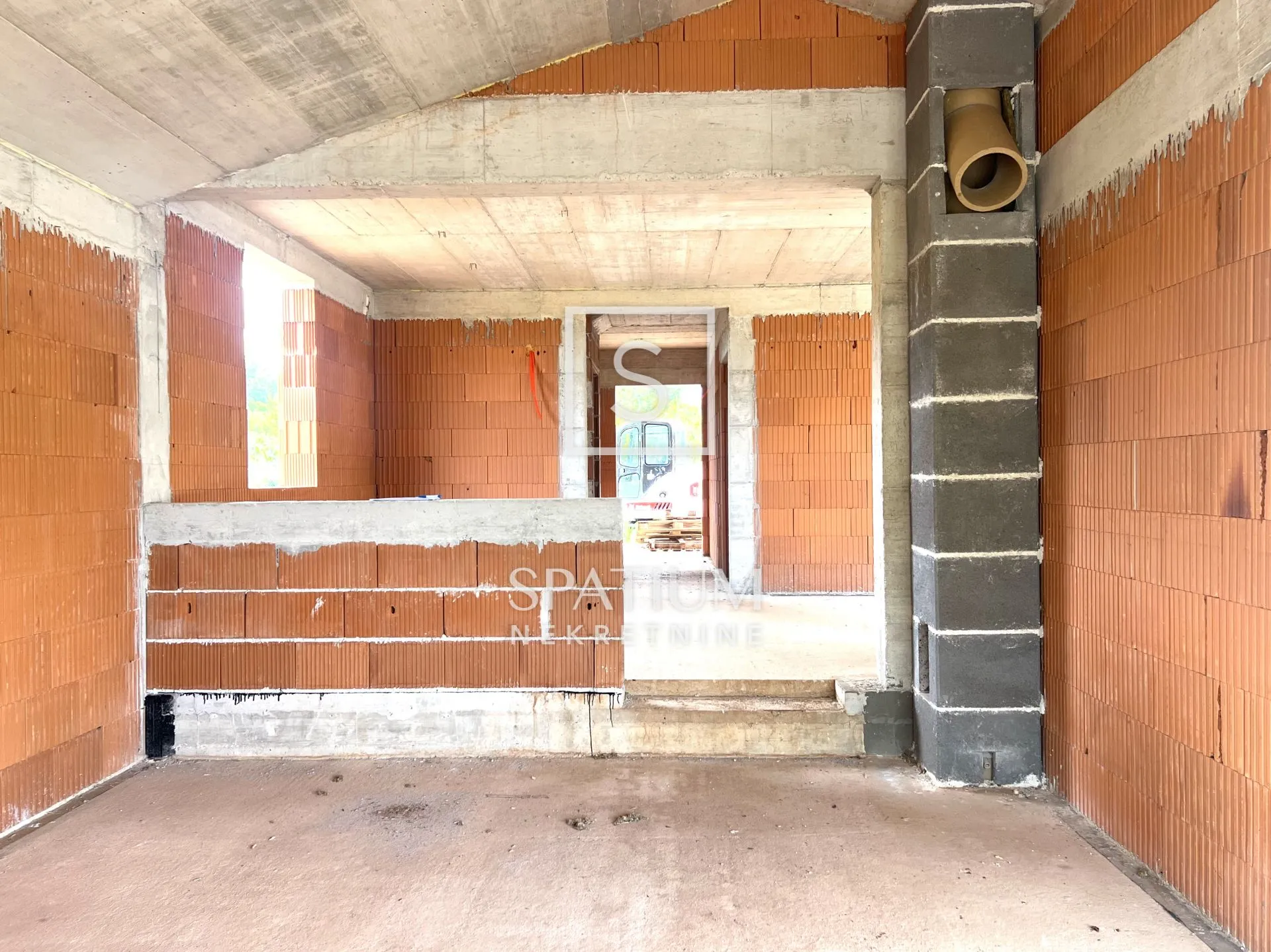 poreč okolica, kuća sa bazenom u izgradnji - slika 8