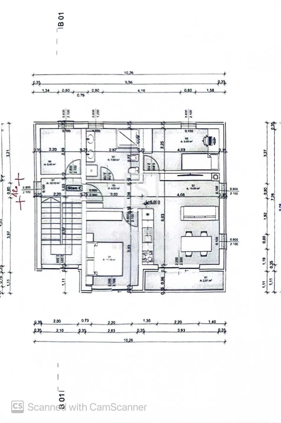 pula, stan na 2.katu - 55 m2 c - slika 3