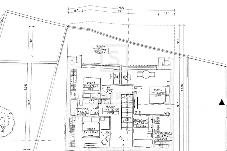 fužine, građevinsko zemljište s projektom - slika 12