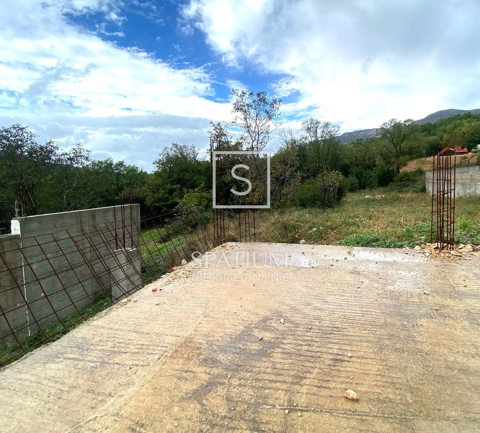 Grižane, Građevinsko Zemljište Sa Započetom Gradnjom - Grižane, Vinodolska općina