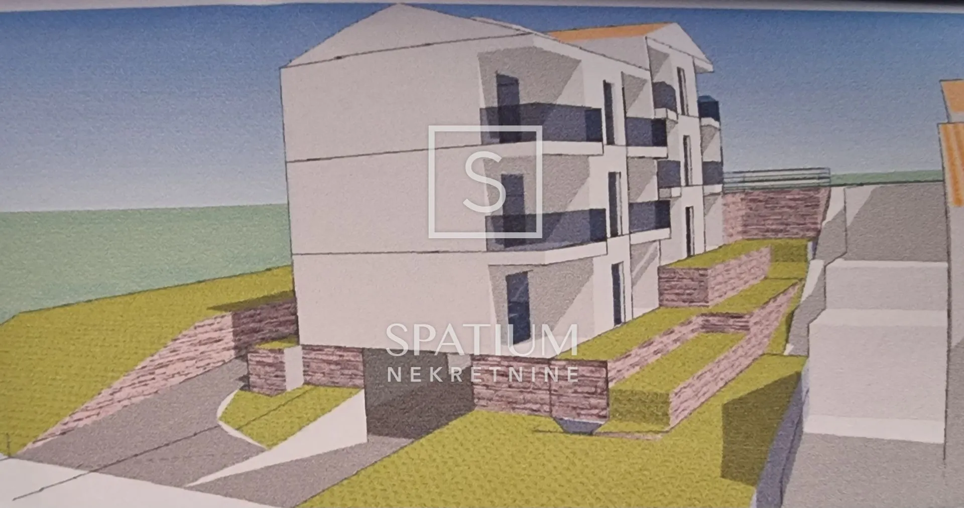 senj, zgrada u rohbau izvedbi - slika 2