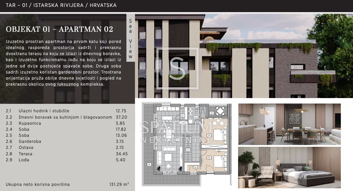 poreč, 2s+db u vrhunskoj novogradnji s pogledom na more - slika 8