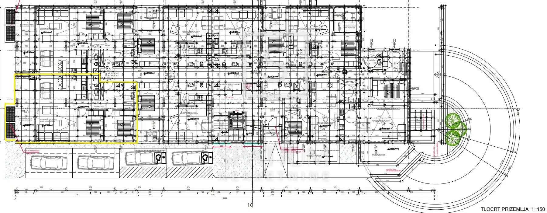 pula, dvosoban stan a1 u prizemlju 89.30 m2 - slika 3