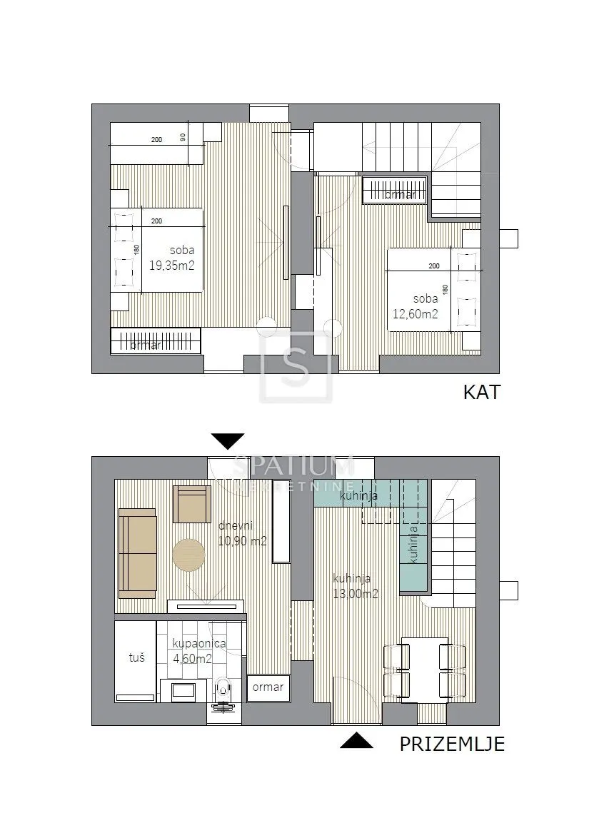 labin, okolica, kamena kuća u fazi renovacije - slika 4
