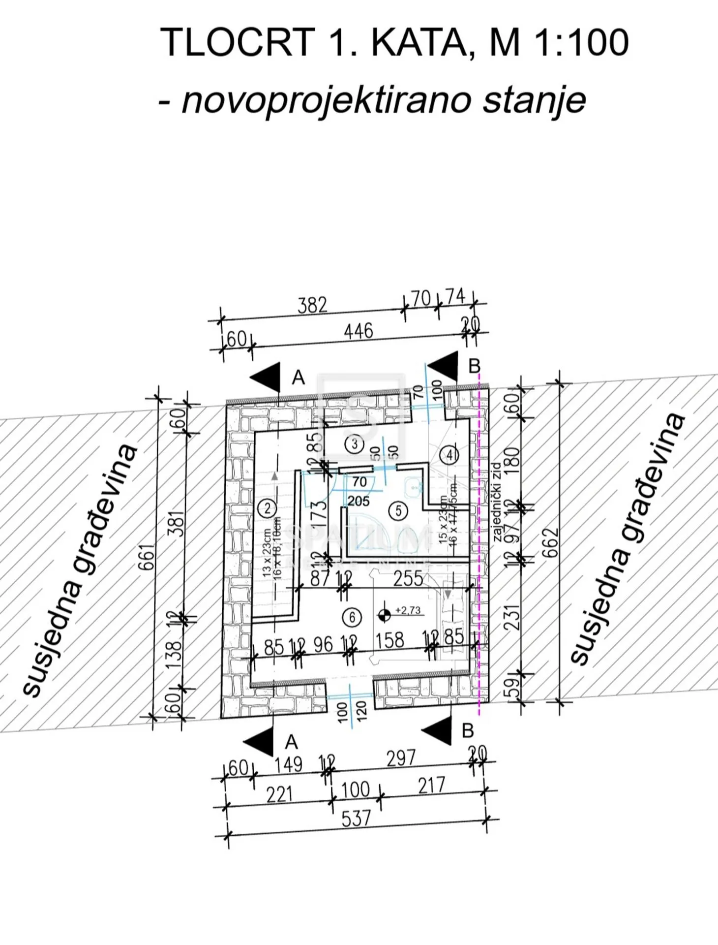 buje, kamena kuća sa započetom renovacijom - slika 9