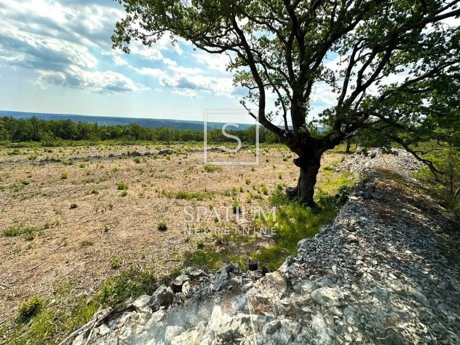 labin, okolica, građevinsko zemljište s pogledom na more - slika 4