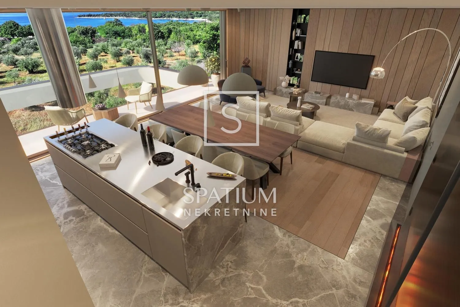 Poreč, Penthouse S Krovnom Terasom, 300m Od Mora