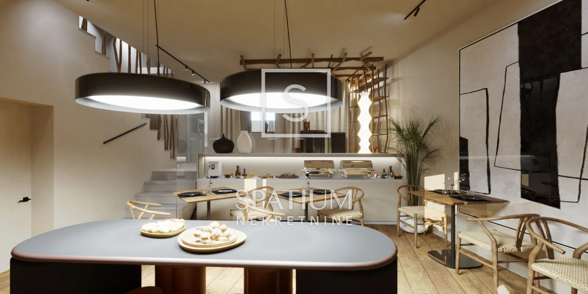 labin, kuća s panoramskim pogledom na more, građevinska dozvola i projekt za hotel - slika 12