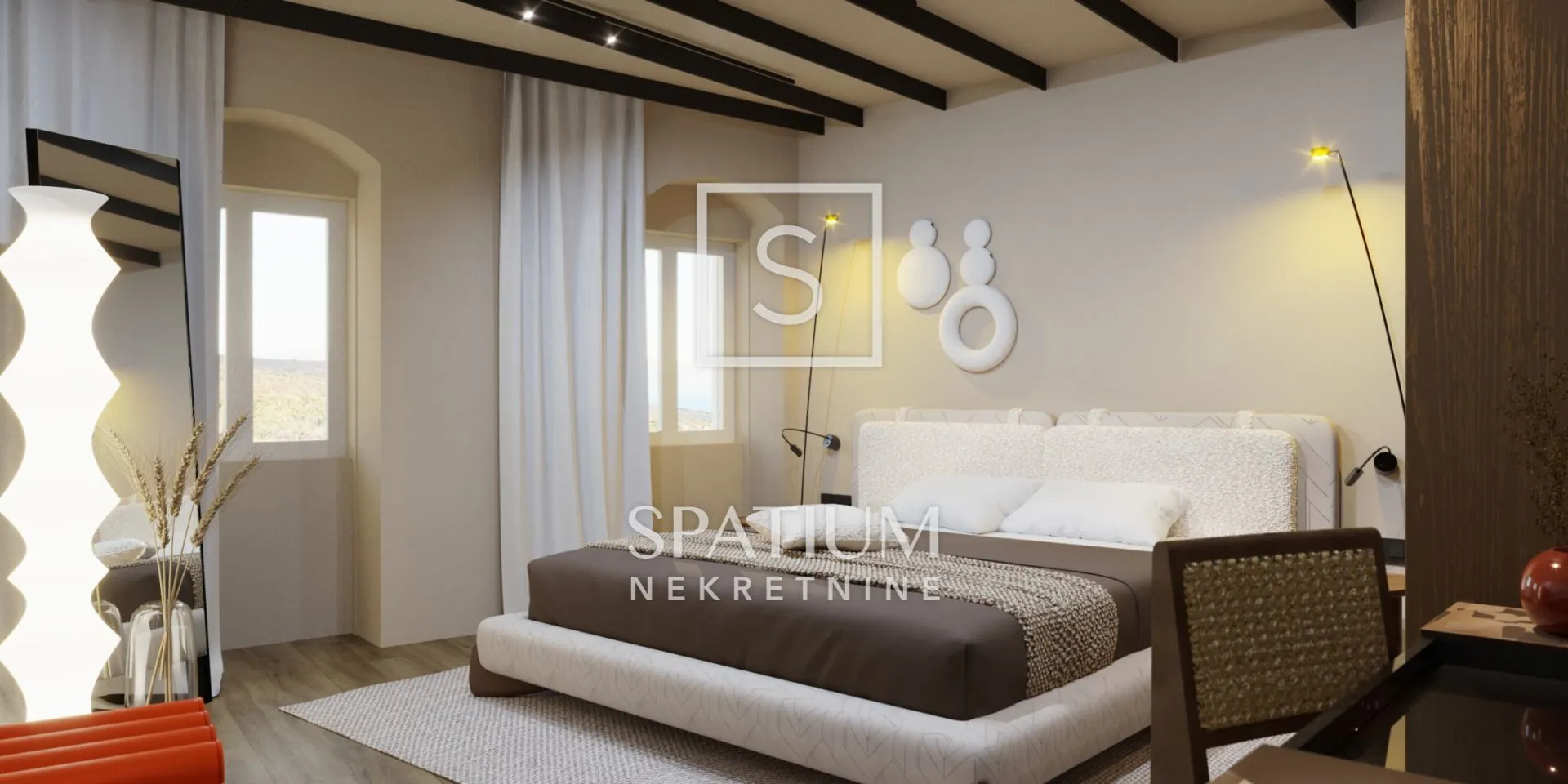 labin, kuća s panoramskim pogledom na more, građevinska dozvola i projekt za hotel - slika 7