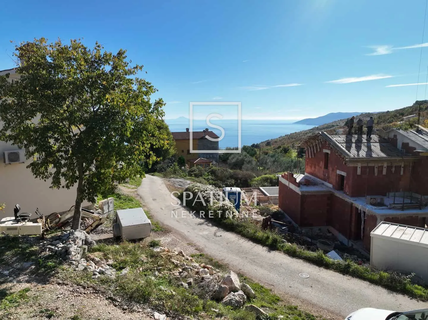 labin, ruševna kamena kuća s pogledom na more - slika 6