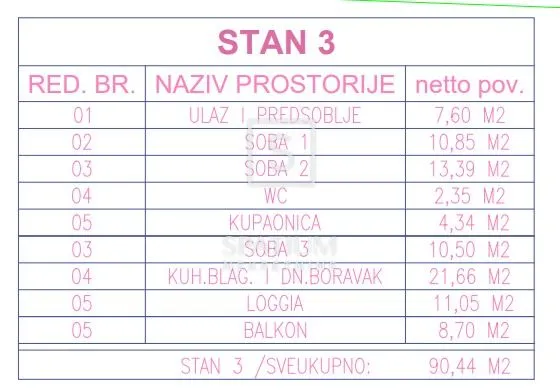 osijek, retfala, stan u novogradnji - slika 3