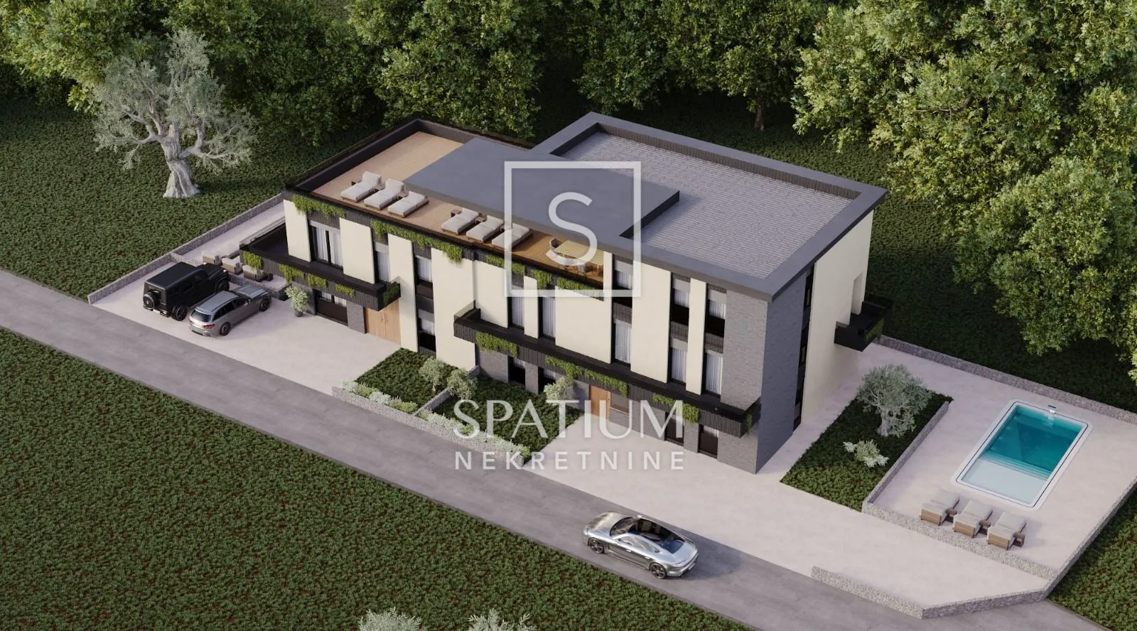 Poreč, 3s+db U Vrhunskoj Novogradnji S Pogledom Na More - Frata, Tar-Vabriga