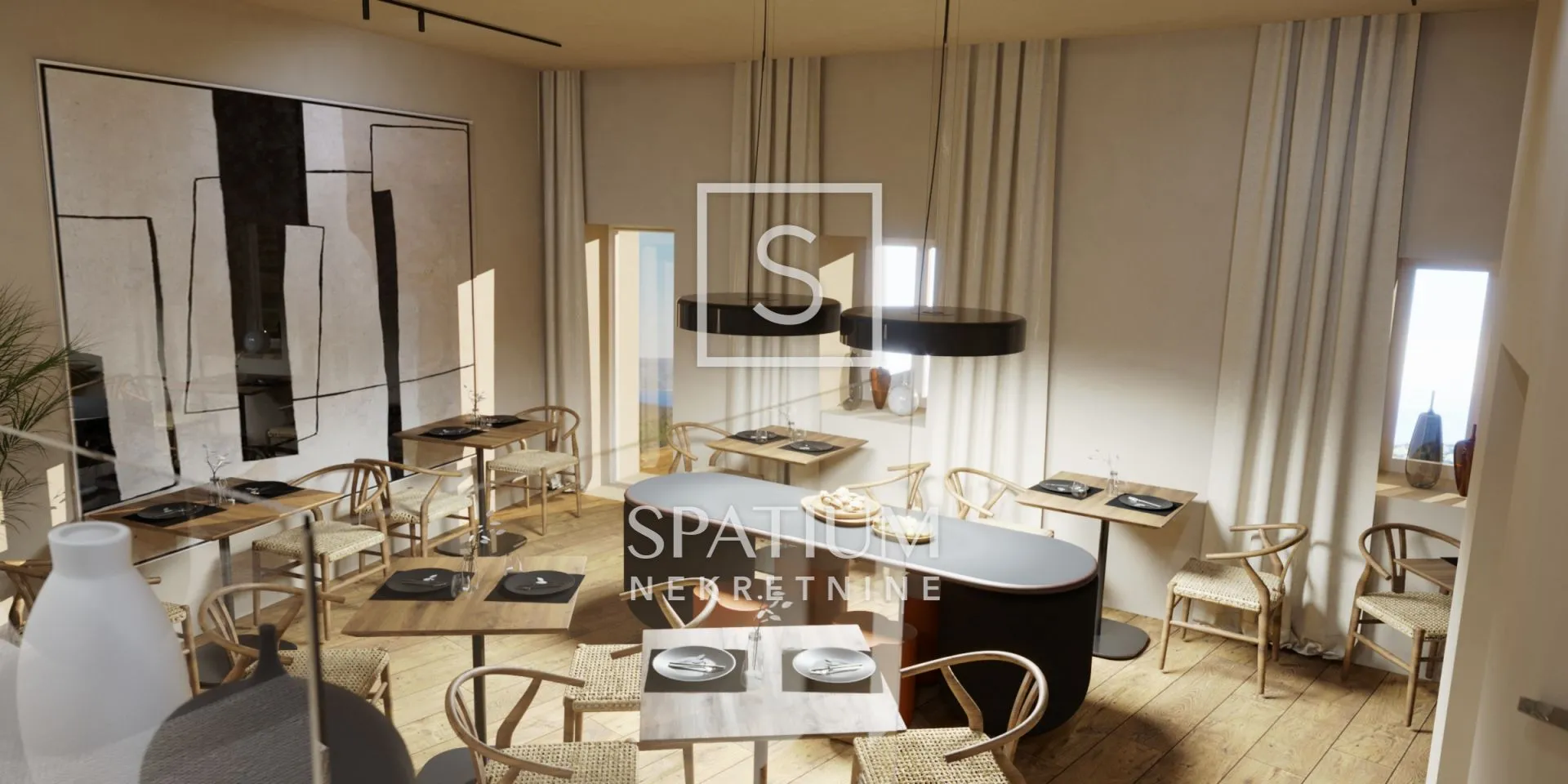 labin, kuća s panoramskim pogledom na more, građevinska dozvola i projekt za hotel - slika 4
