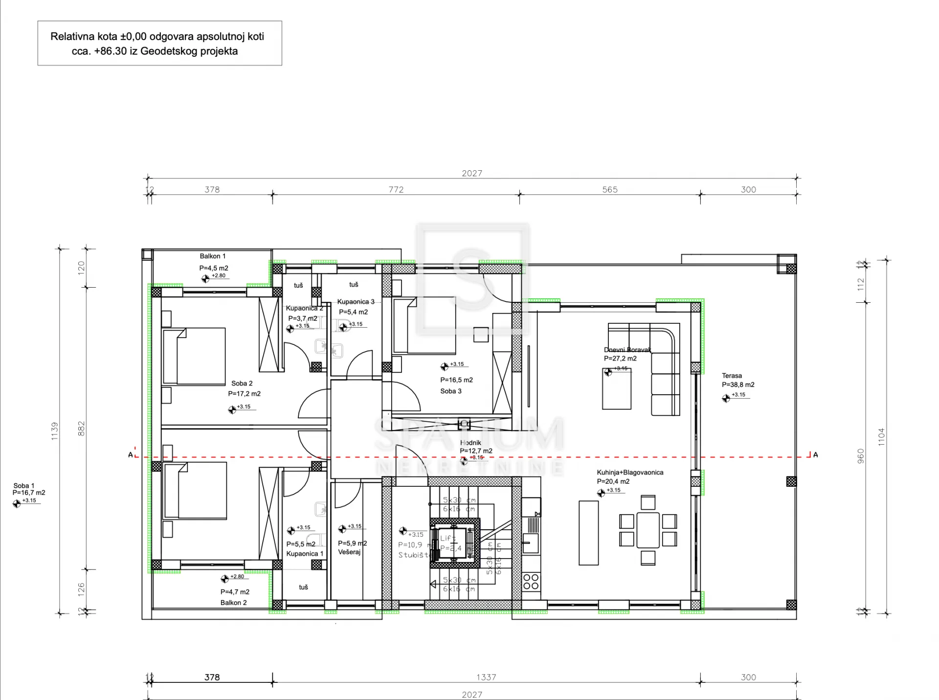 vrbnik, otok krk, apartman u novogradnji - slika 21