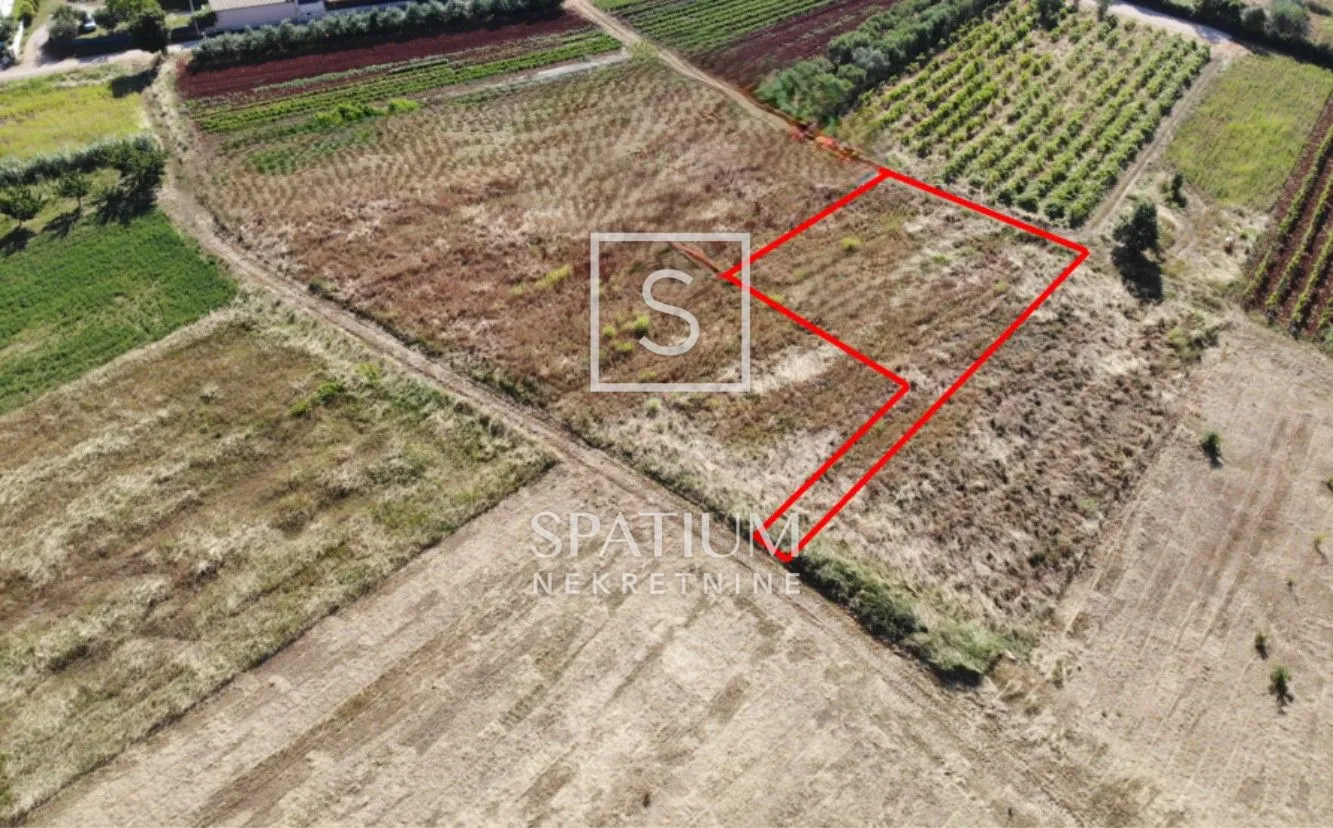 kaštelir, građevinsko zemljište sa panoramskim pogledom na more - slika 1