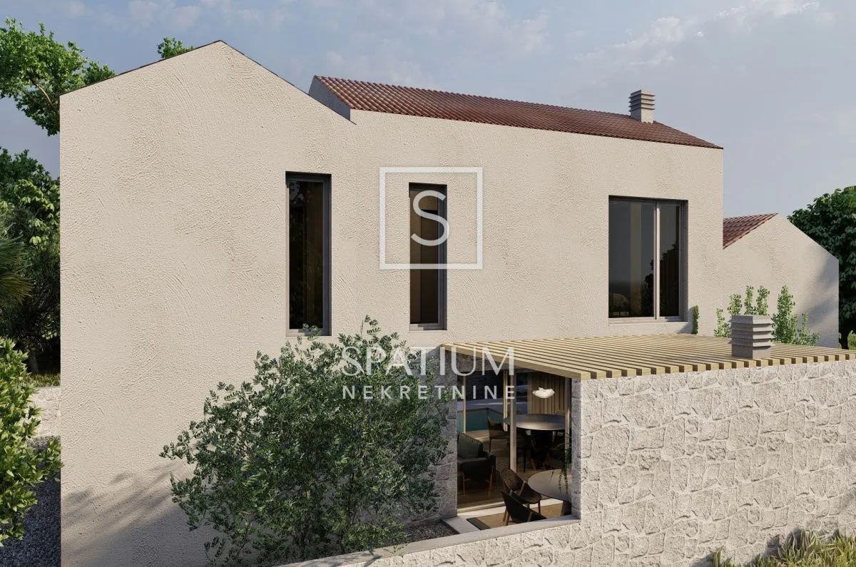 otok krk, vrbnik, građevinsko zemljište s projektom - slika 17