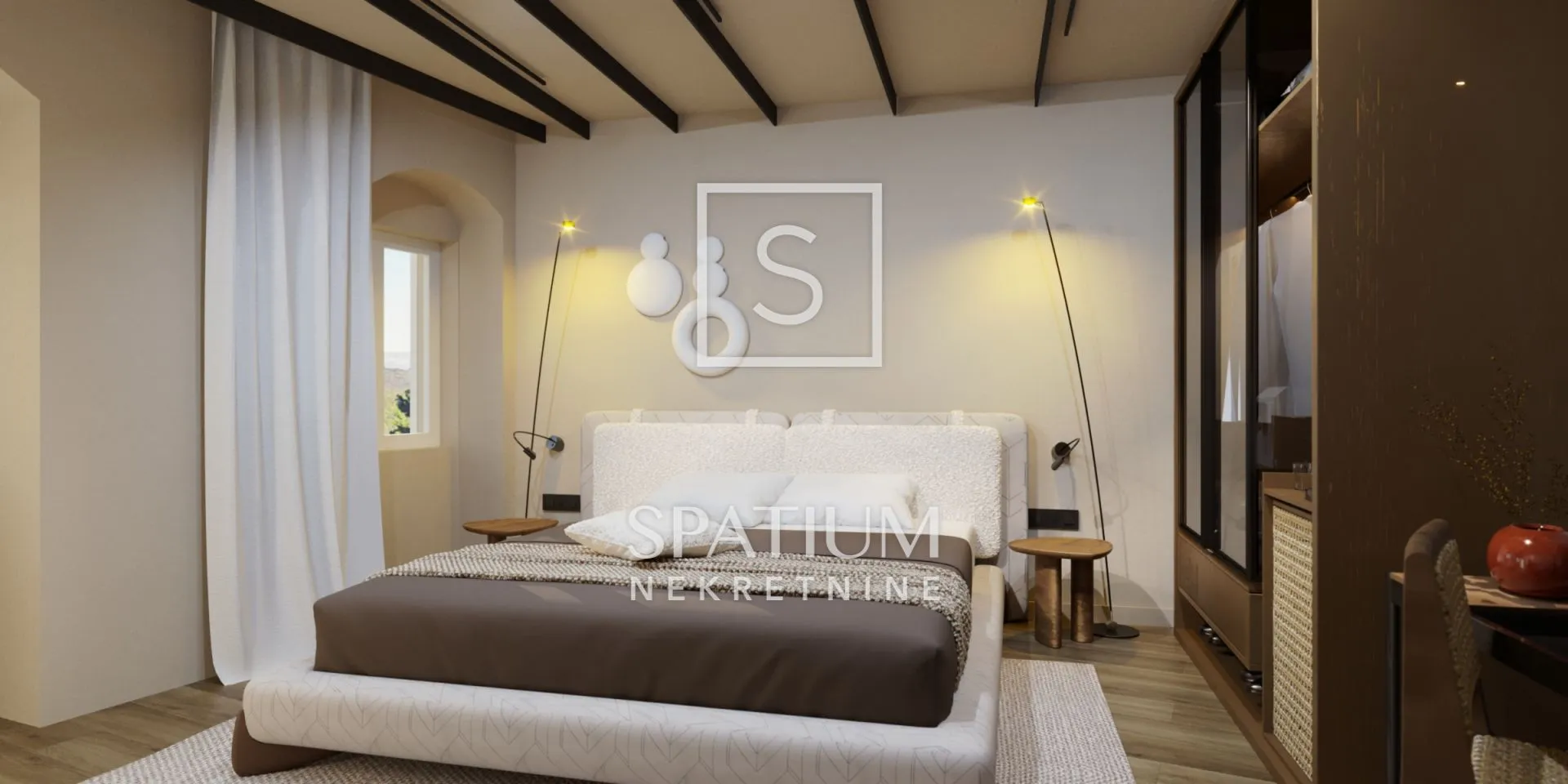 labin, kuća s panoramskim pogledom na more, građevinska dozvola i projekt za hotel - slika 9