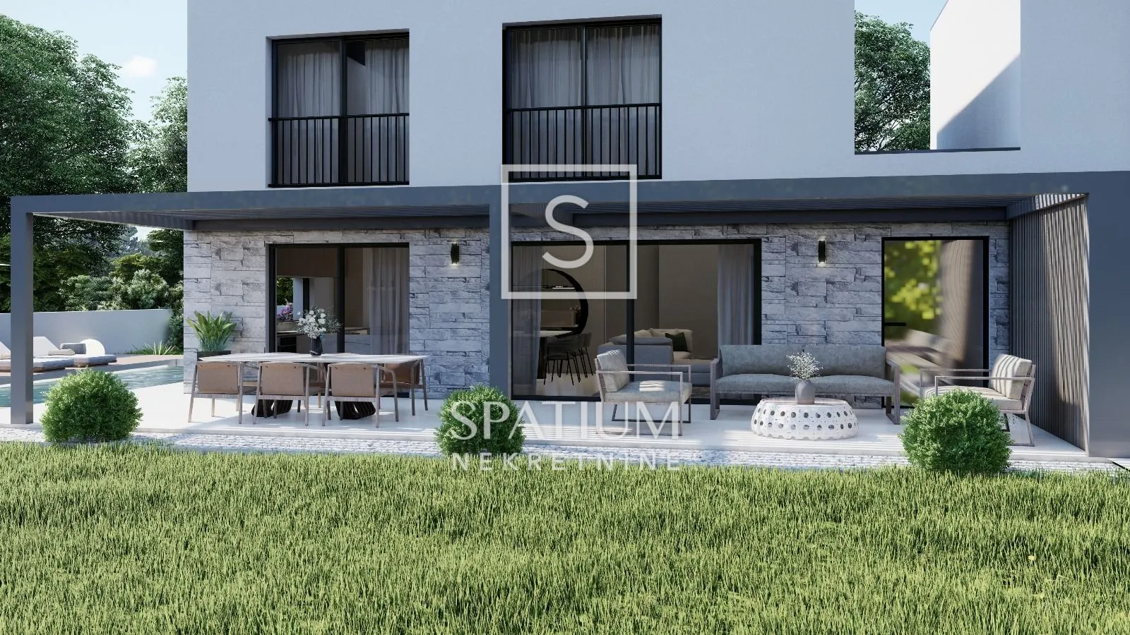 poreč, moderna kuća u nizu s krovnom terasom - slika 6