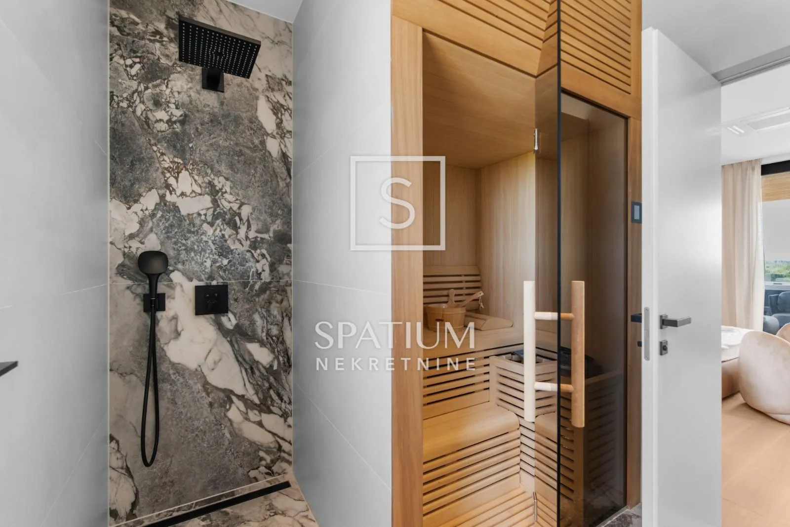 poreč, luksuzni penthouse 600 m od mora s jacuzzijem i panoramskim pogledom - slika 16