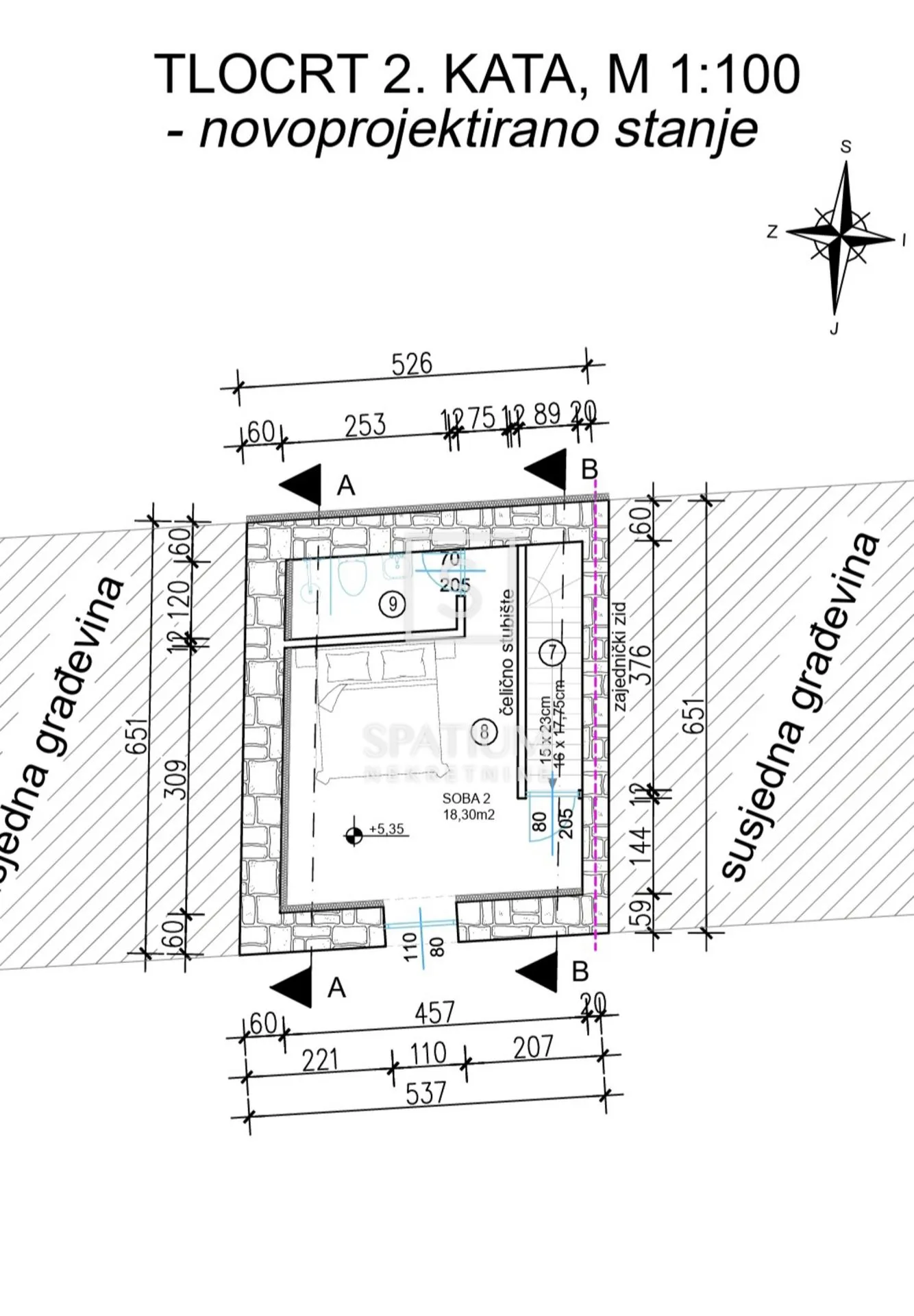 buje, kamena kuća sa započetom renovacijom - slika 10