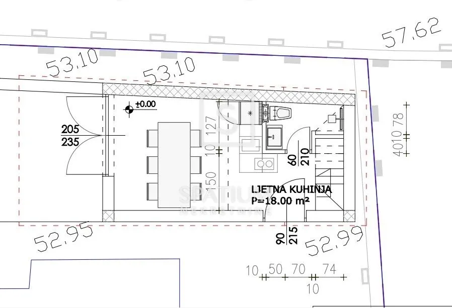 podmurvice, kuća s pet stanova i odvojenim studio apartmanom - slika 33