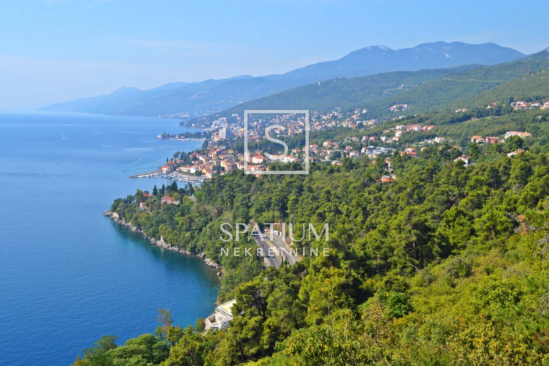 opatija, oprić, stan s terasom - slika 1