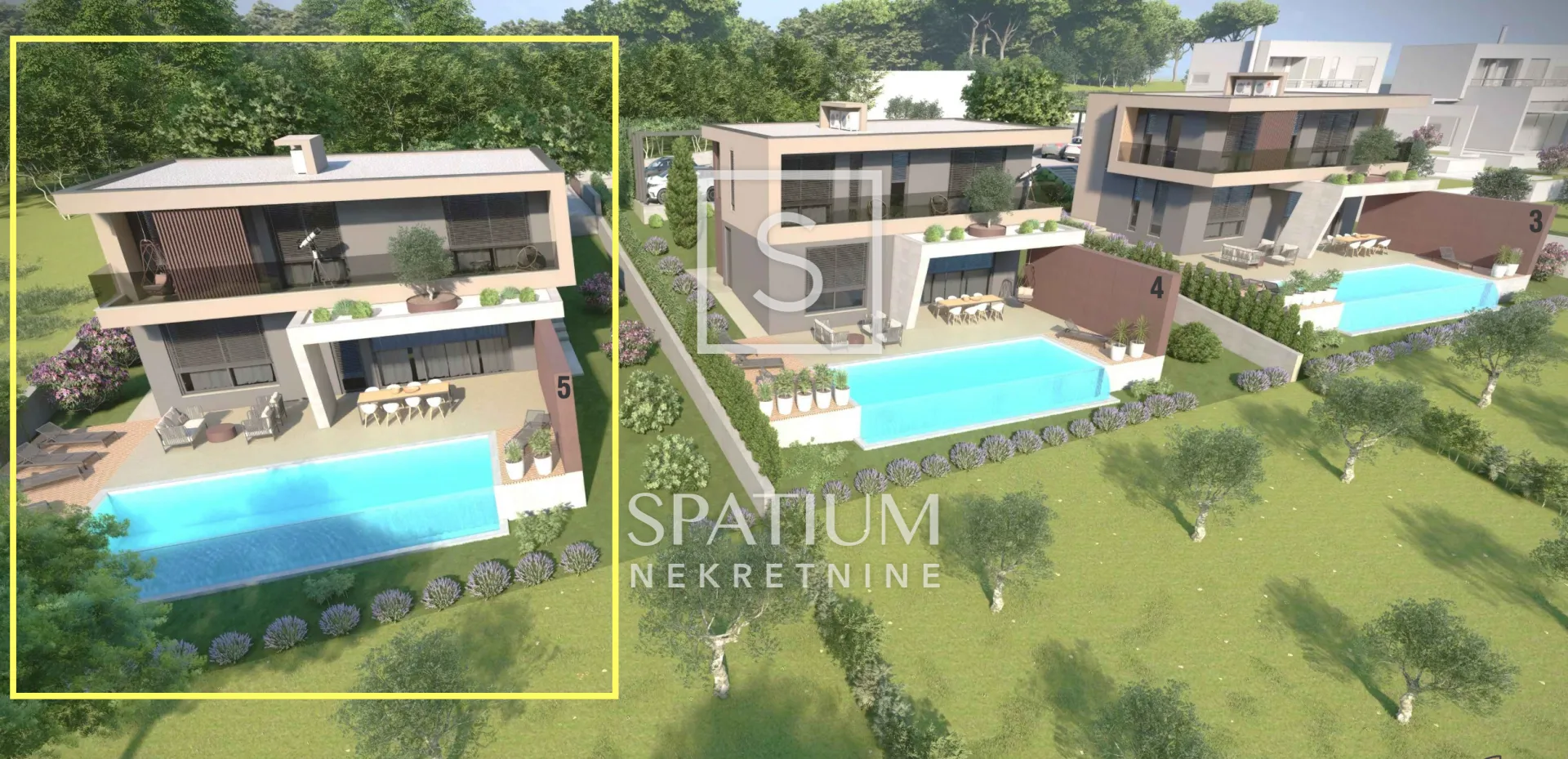 labin okolica, moderna kuća s privatnim wellnessom i bazenom (5) - slika 3