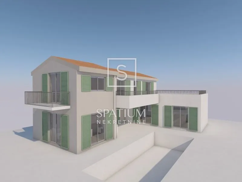 Momjan, Buje, Građevinsko Zemljište S Projektom Za Kuću